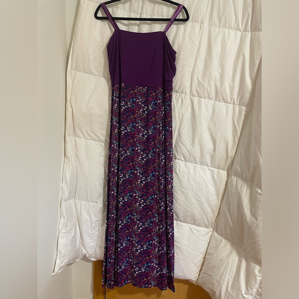 Full-length, double side slit summer dress from Reitmans